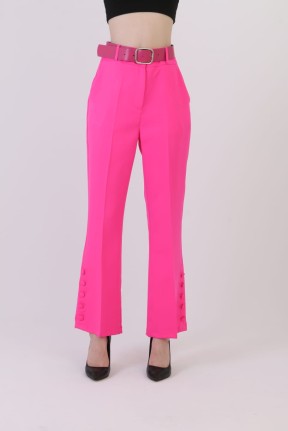 Kemerli paça detay pantolon Kemerli paça detay pantolon