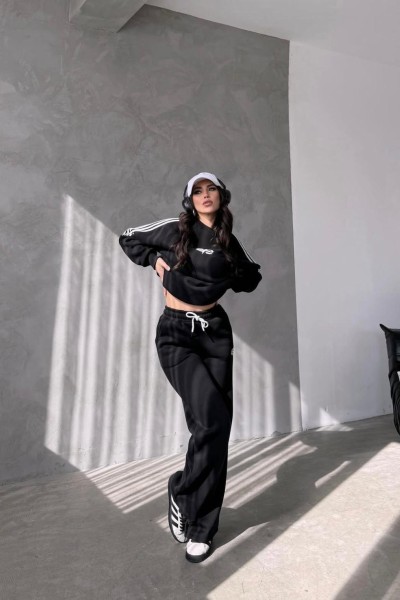 Kadın üç iplik şardonlu eşofman takımı Kadın üç iplik şardonlu eşofman takımı