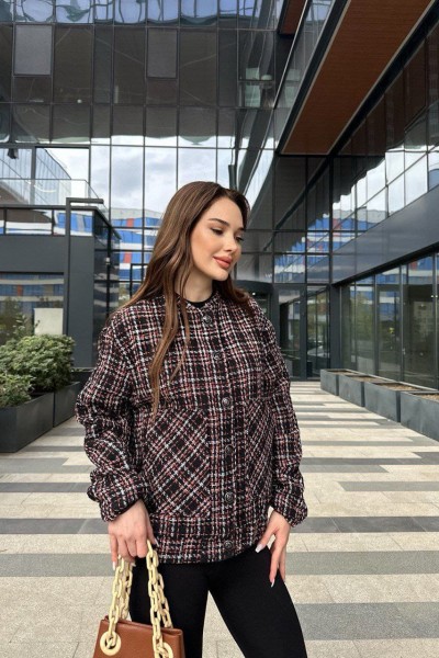 Channel kumaş astarlı ceket