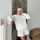 Kadın kalp desenli sweatshirt Kadın kalp desenli sweatshirt