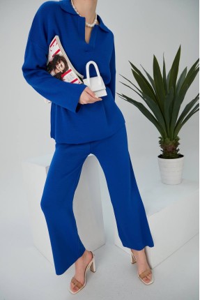 Basic sade yakalı triko takım Basic sade yakalı triko takım