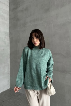 Şardonlu delikli kazak