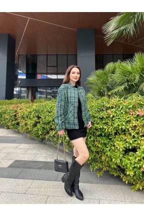 Channel kumaş astarlı ceket