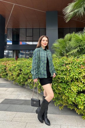 Channel kumaş astarlı ceket