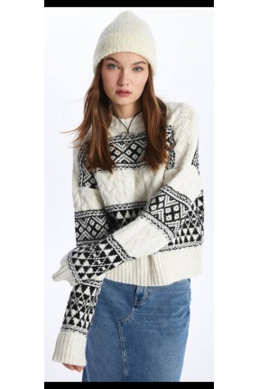 bisiklet yaka triko kazak