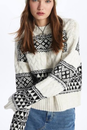 bisiklet yaka triko kazak