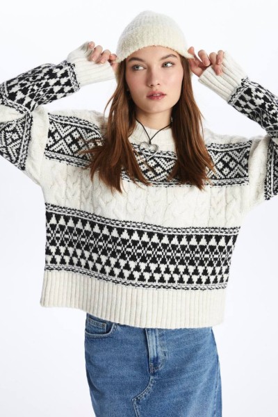 bisiklet yaka triko kazak