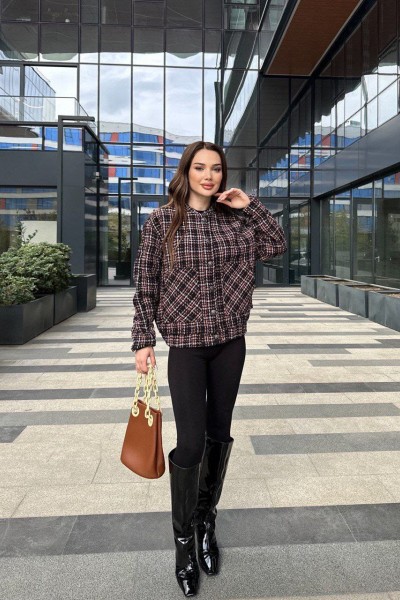 Channel kumaş astarlı ceket