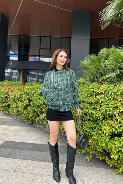 Channel kumaş astarlı ceket